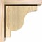 Ekena Millwork Newport Rough Sawn Corbel w/Backplate, Douglas Fir, 6"W x 10"D x 10"H COR06X10X10NEW01RDF - alternate 2